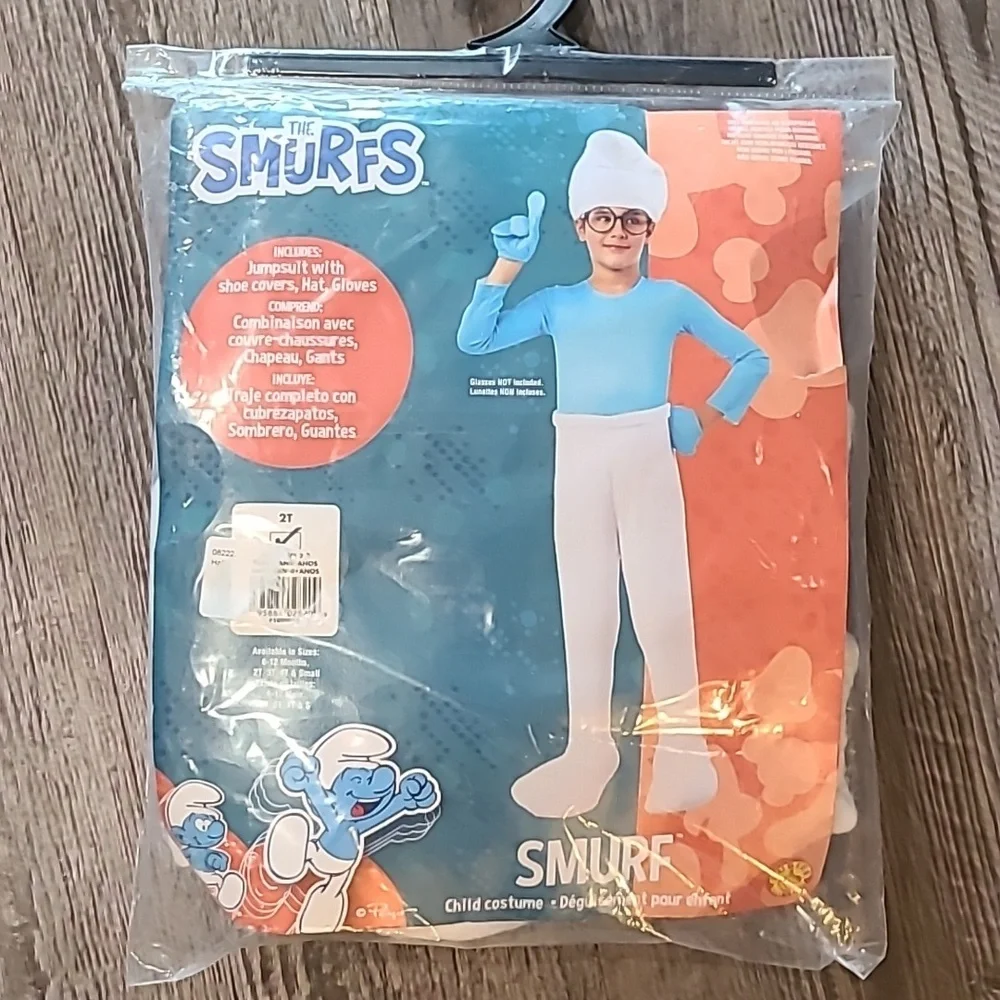 Smurf Costume Size 2T by Rubies